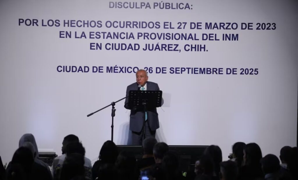 Francisco Garduño ofrece disculpa pública por incendio en Ciudad Juárez que dejó 40 migrantes muertos