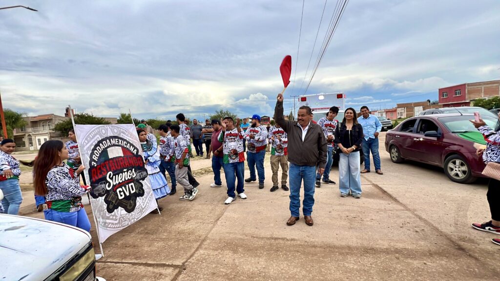 Celebran con éxito la 3ra Rodada Mexicana en Guadalupe Victoria
