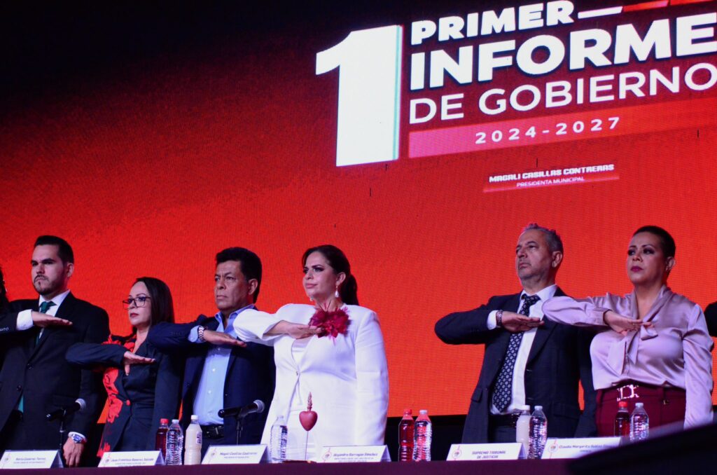Magali Casillas rinde su Primer Informe de Gobierno en Zapotlán el Grande