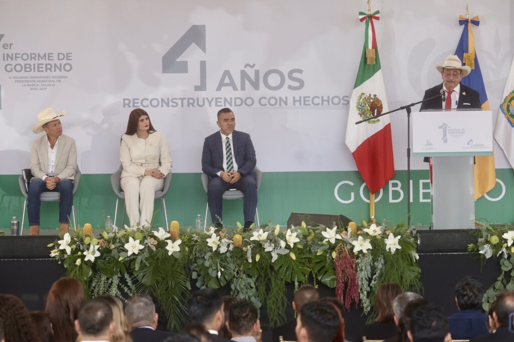 Pablo Lemus refrenda apoyo a Ricardo Hernández en su Primer Informe de Gobierno