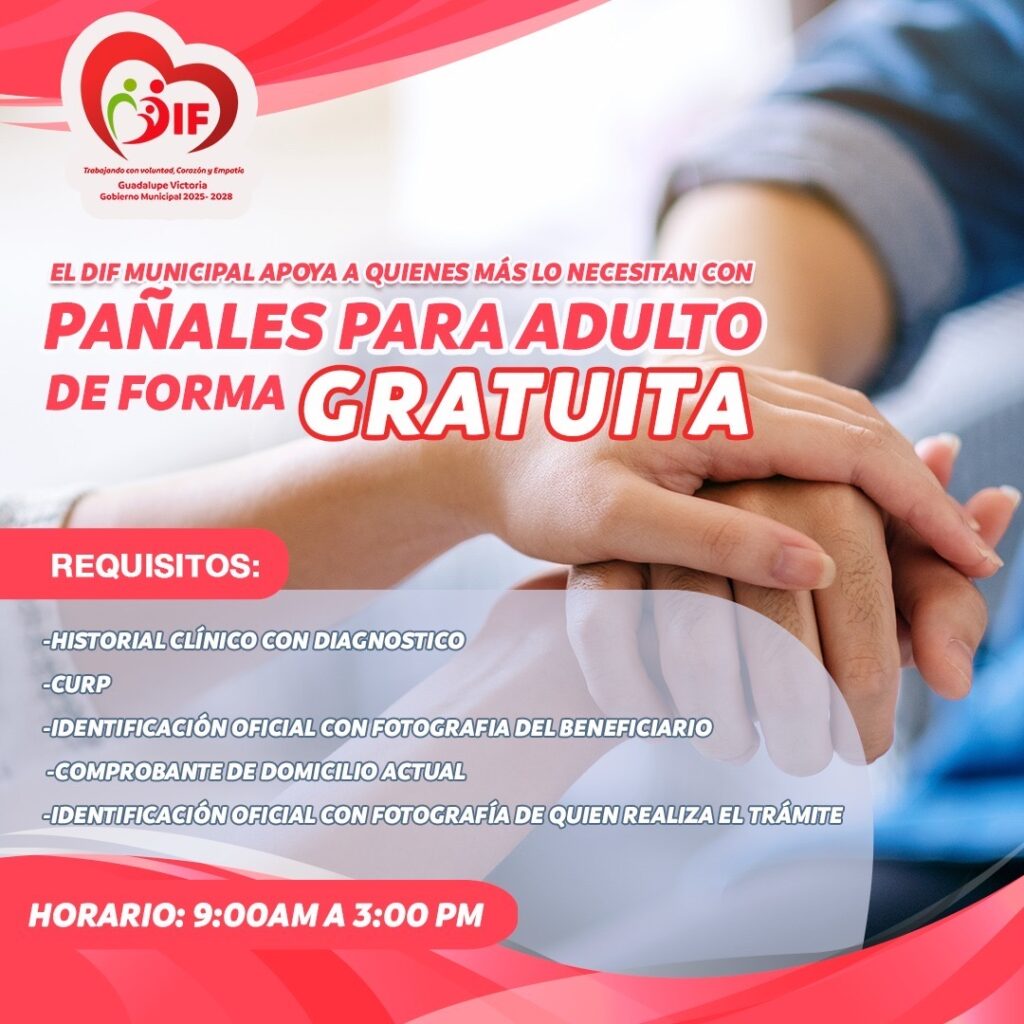 DIF Municipal ofrece apoyo con pañales