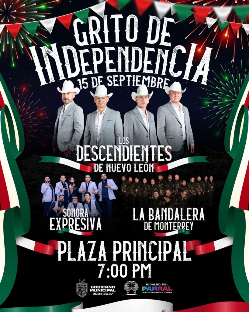 Parral vivirá la gran fiesta del Grito de Independencia este 15 de septiembre