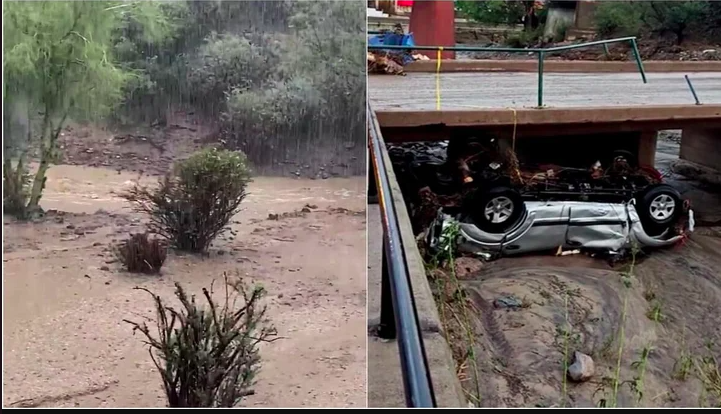 Lluvias dejan cuatro muertos por inundaciones en Arizona
