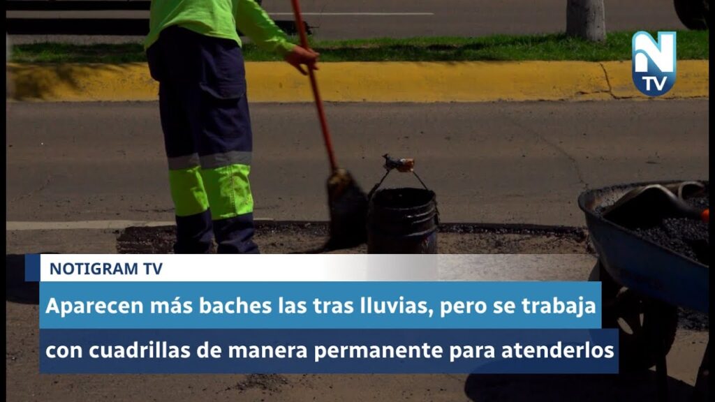 Aparecen mas baches las tras lluvias, pero se trabaja con cuadrillas de manera permanente para atenderlos