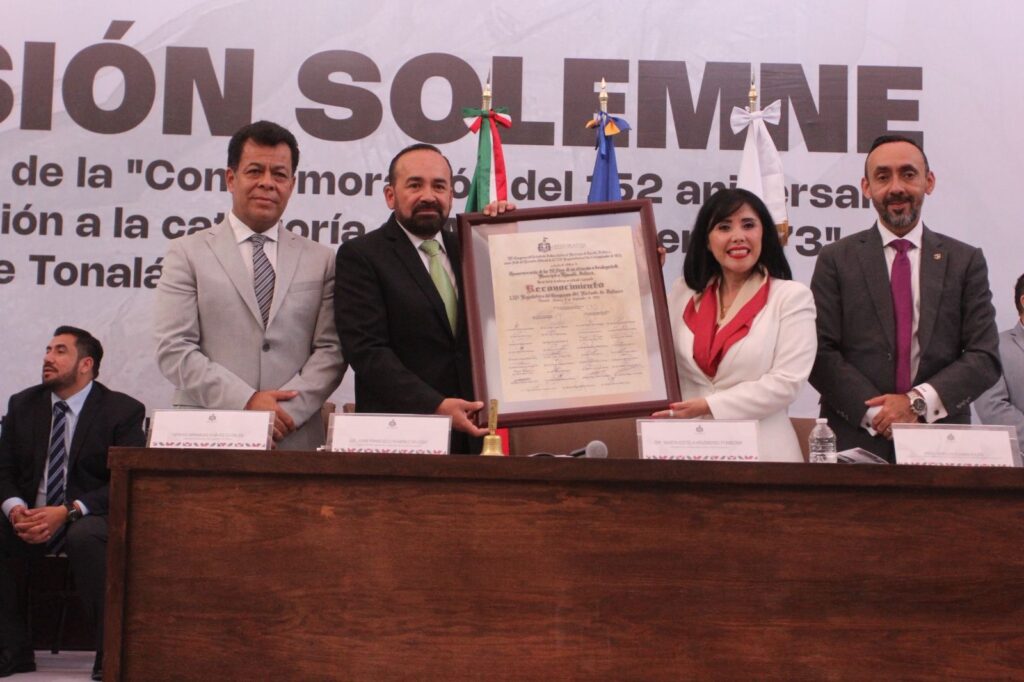 Congreso de Jalisco celebra sesión solemne en Tonalá por su 152 aniversario como municipio