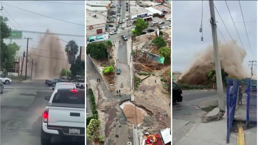 Fuga de agua masiva en Tijuana afecta a 632 colonias