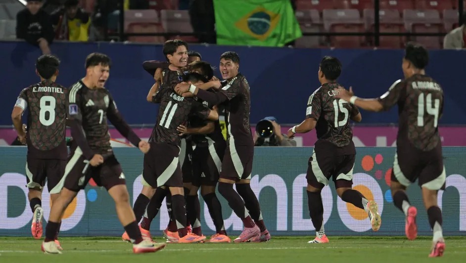 México rescata empate de último minuto ante Brasil en el Mundial Sub-20