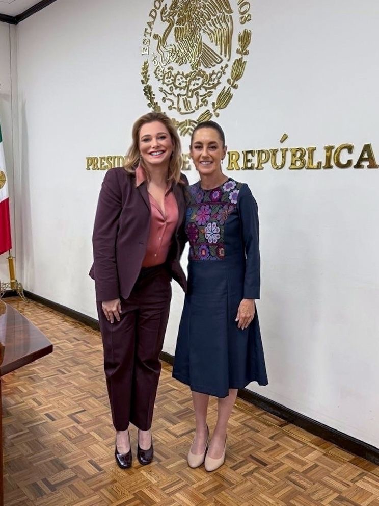 Maru Campos asiste a mesa de seguridad en Palacio Nacional