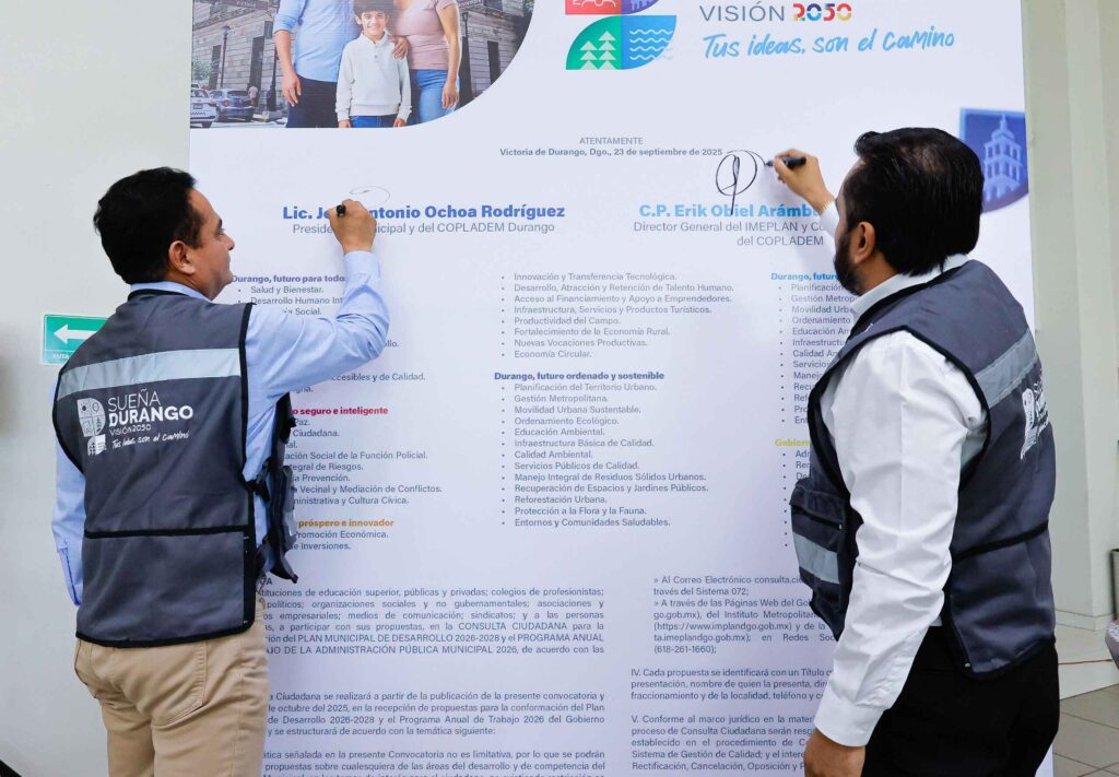 Toño Ochoa arranca Consulta Ciudadana 2025: la voz de Durango define su futuro