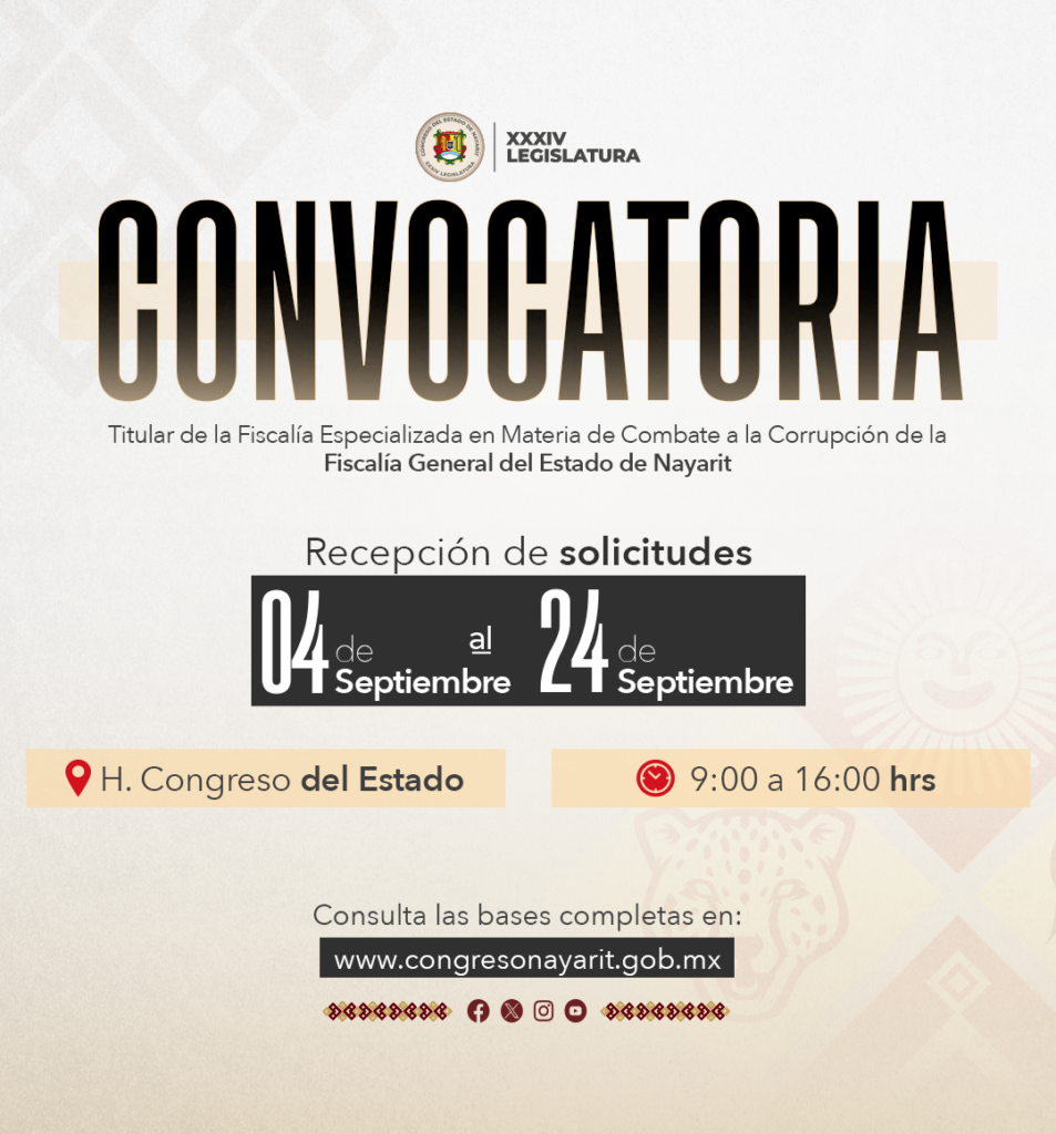 Convocatoria para fiscal anticorrupción