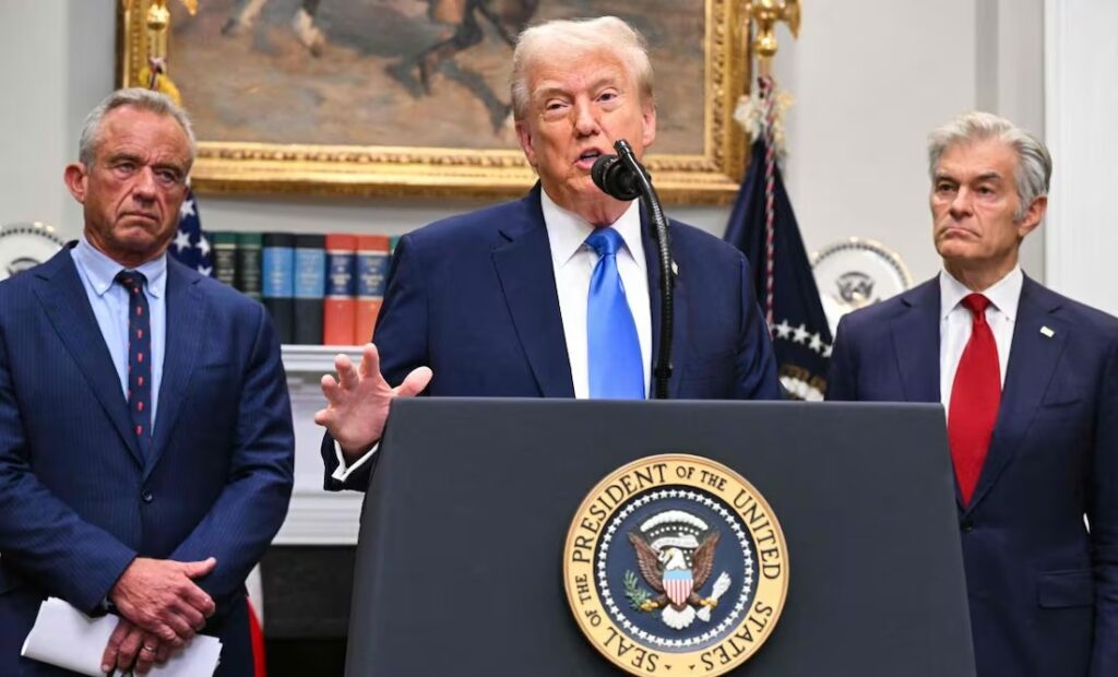 Trump vincula uso de paracetamol en el embarazo con el autismo