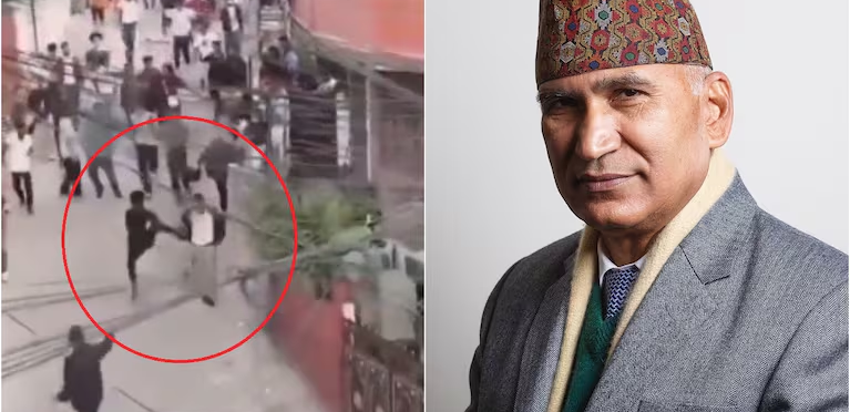 VIDEO: Ministro de Finanzas en Nepal fue perseguido, golpeado y arrojado a un río por manifestantes