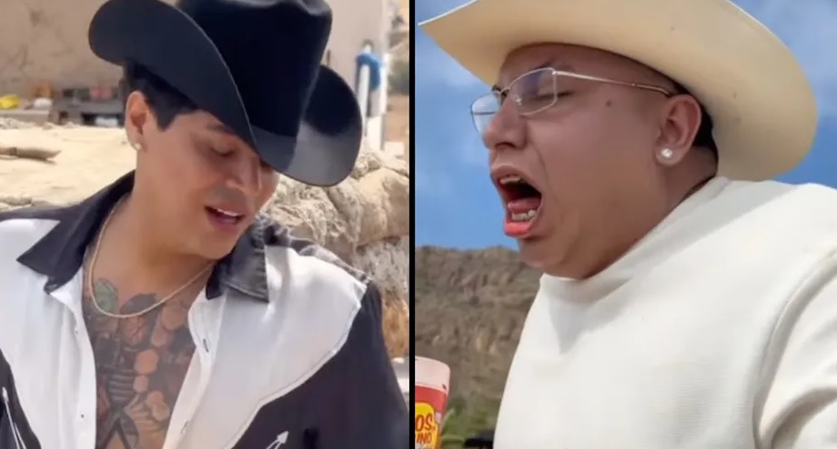 VIDEO: Influencer se vuelve viral tras comer excremento frente a Eduin Caz para llamar su atención