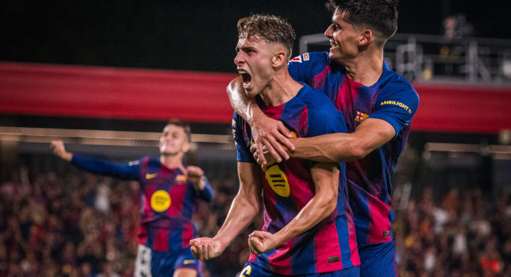 Goleada llena de historia para el Barcelona en LaLiga.