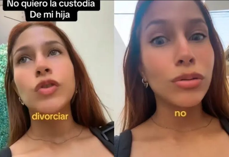 Madre desata polémica al renunciar a la custodia de su hija tras su divorcio