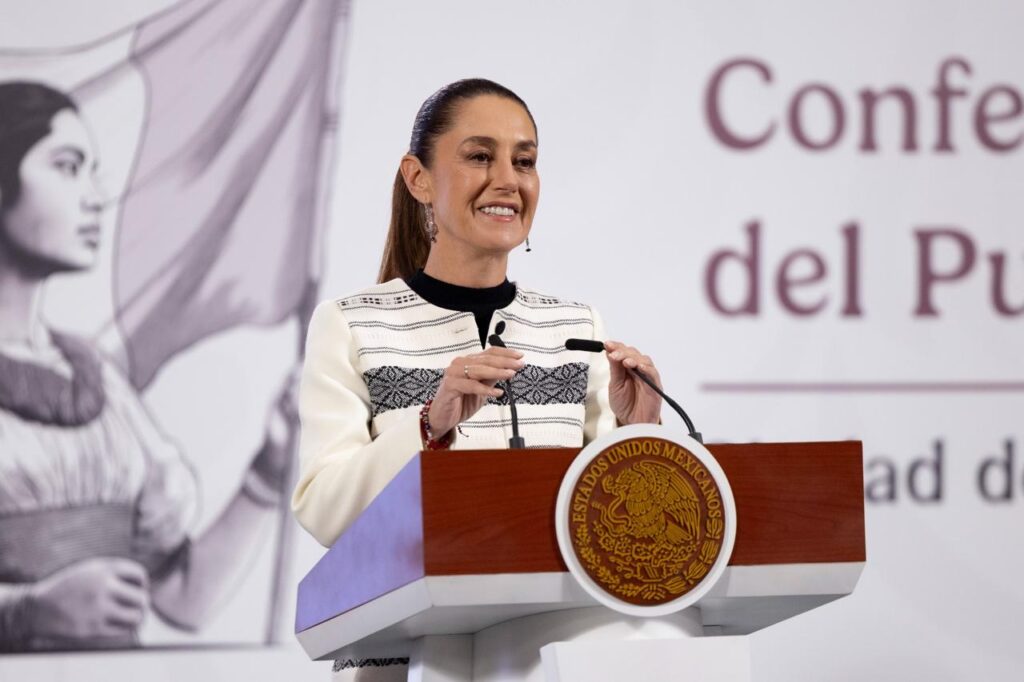 Sheinbaum llega a Durango en su gira nacional de rendición de cuentas