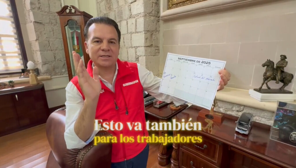 Esteban Villegas anuncia megapuente patrio; entérate qué días no hay labores