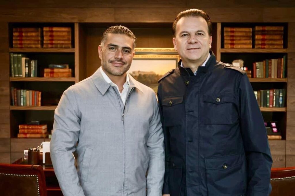 Esteban Villegas se reúne con Omar García Harfuch para fortalecer seguridad en Durango