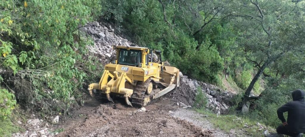 Lluvias provocan deslaves que destruyen carreteras en Durango; Santiago Papasquiaro y Mezquital, los más afectados