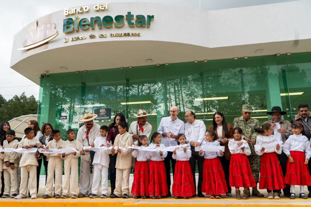 Inauguran Banco del Bienestar en zona indígena de Pueblo Nuevo; Durango suma 47 sucursales