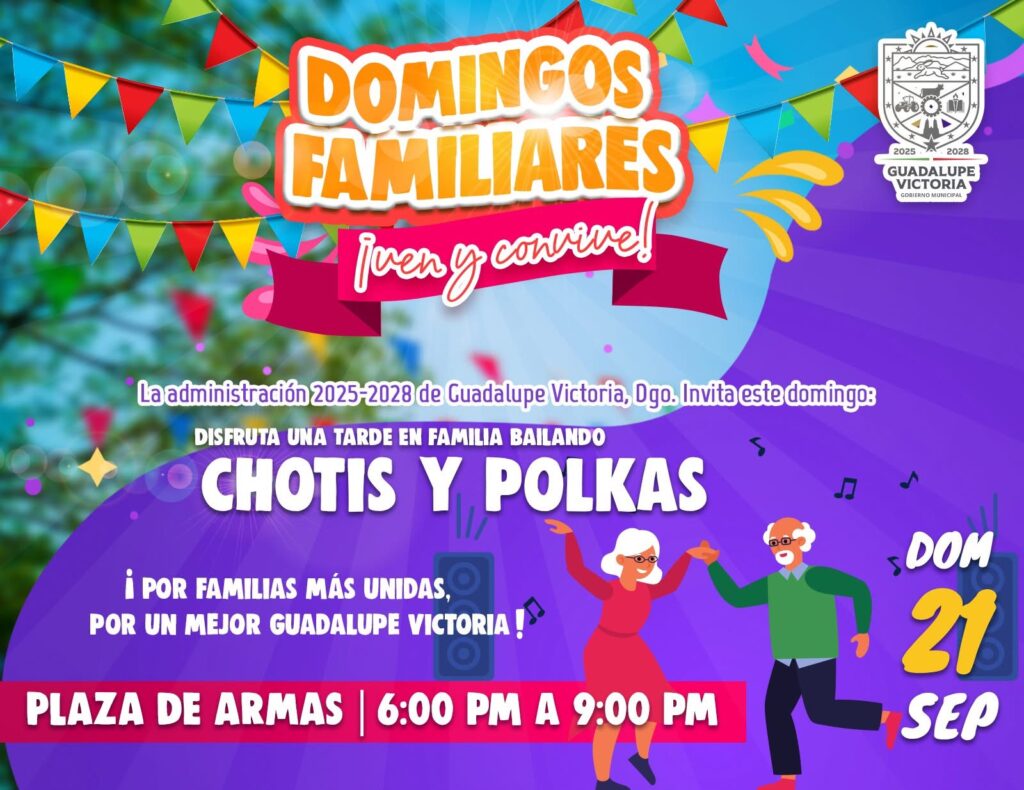 Guadalupe Victoria prepara tarde de convivencia con chotis y polkas