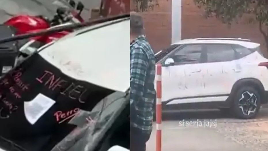 Exhiben a un infiel con mensajes y códigos QR