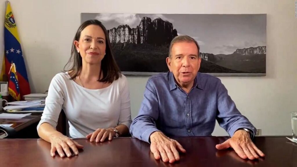 González Urrutia y Corina Machado apoyan despliegue militar de EE.UU. en el Caribe