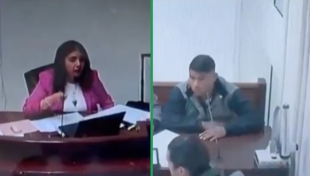 Jueza de Ciudad Juárez amenaza con multa a imputado por hacer muecas