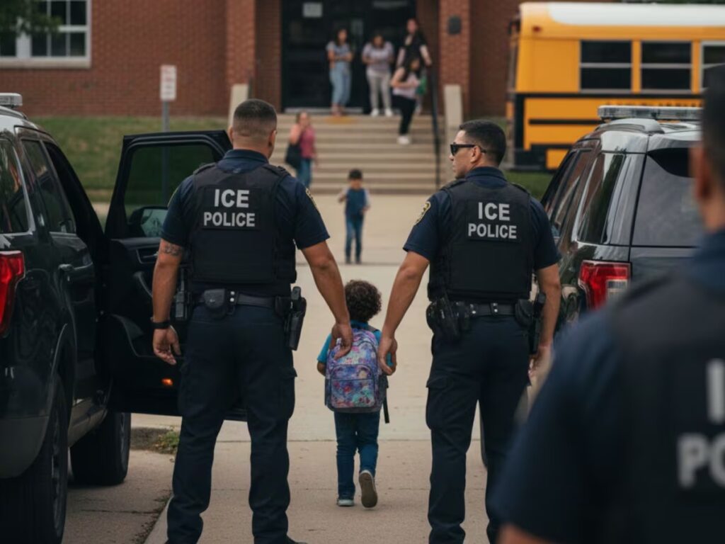 Niños inmigrantes en EU dejan de ir a la escuela por temor a ICE