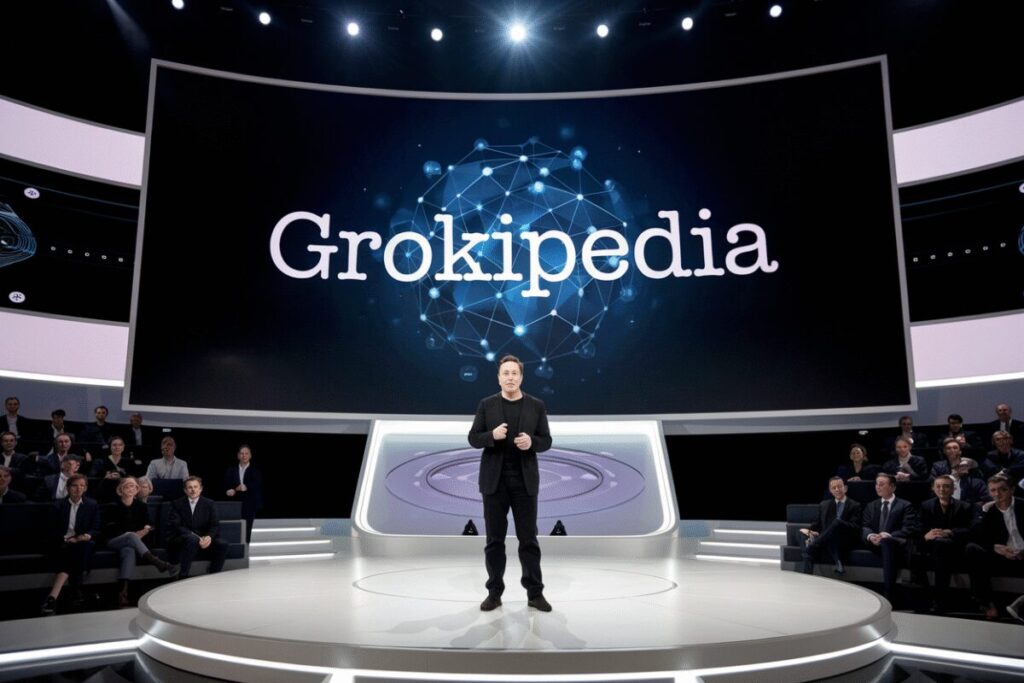 Elon Musk anuncia Grokipedia: enciclopedia digital que competirá con Wikipedia.