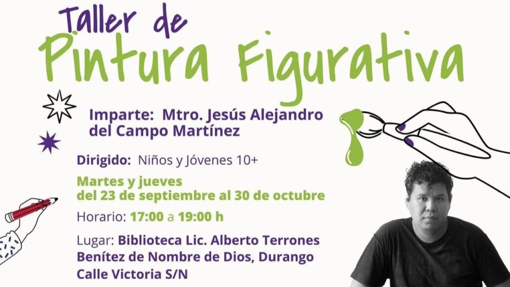 Invitan a participar en taller de pintura figurativa desde Nombre de Dios