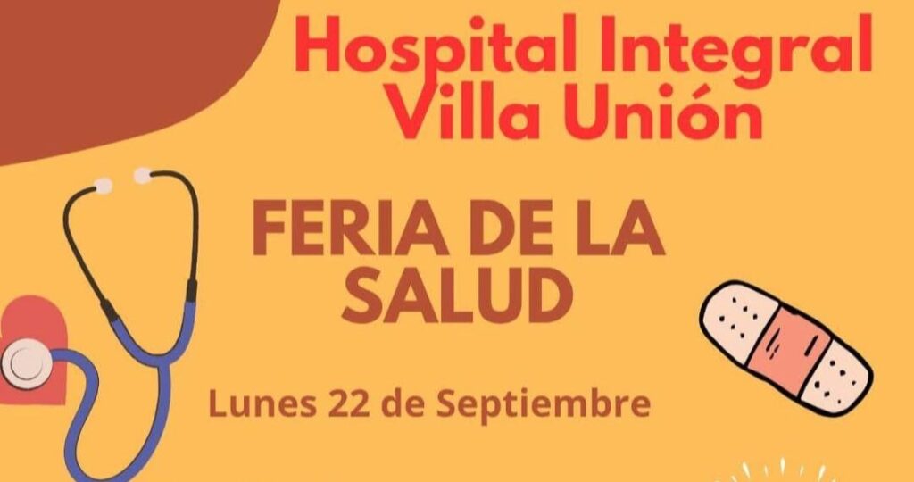 Este lunes se tendrá una Feria de la Salud desde Villa Unión 