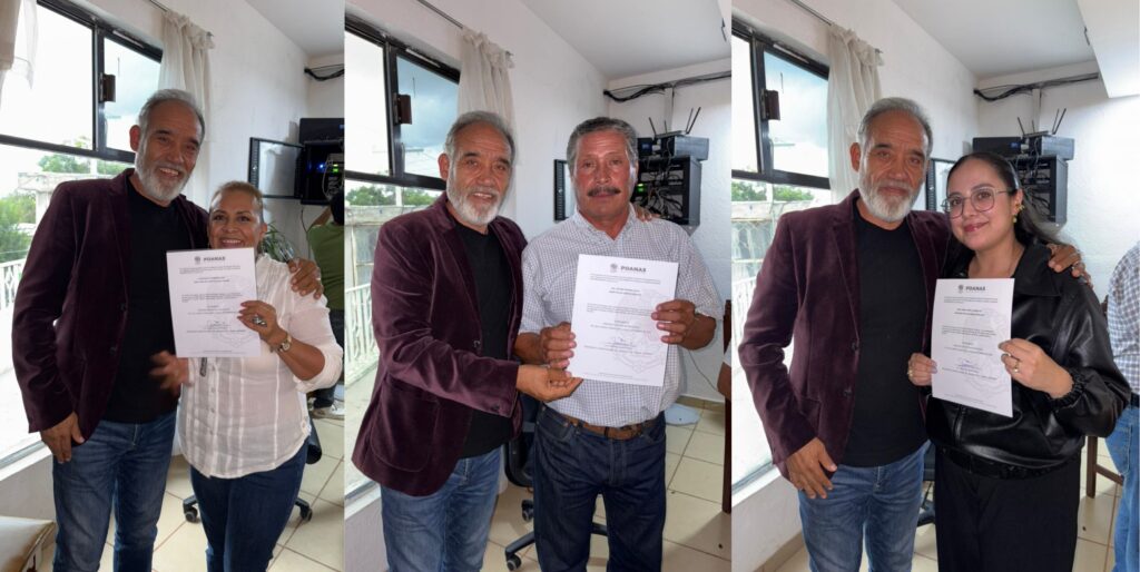 Armando García toma protestas y hace entrega de nombramientos a directores de Poanas