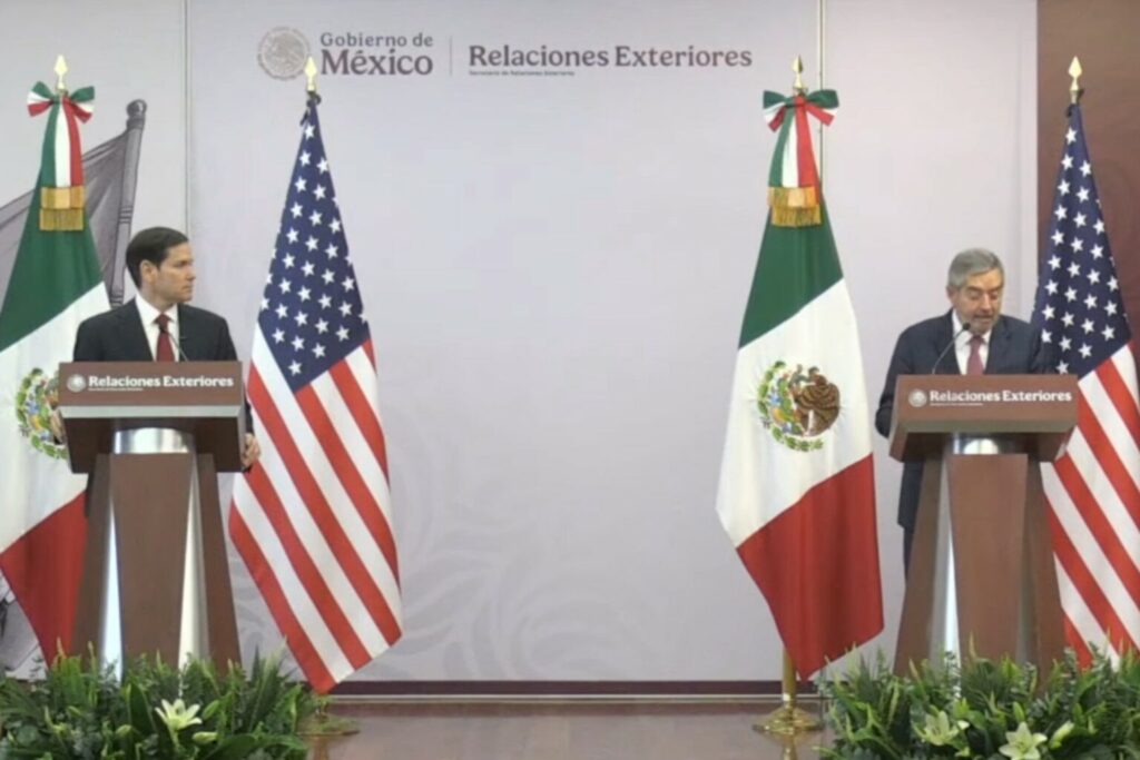 Marco Rubio destaca “colaboración histórica” con México en lucha contra el crimen