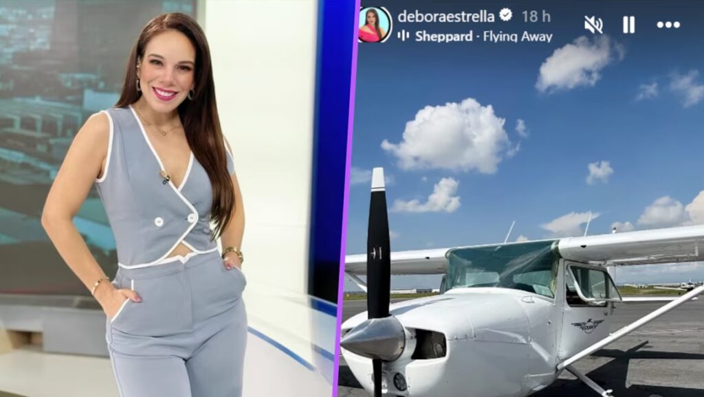 Muere la conductora Débora Estrella, en un accidente aéreo en Nuevo León