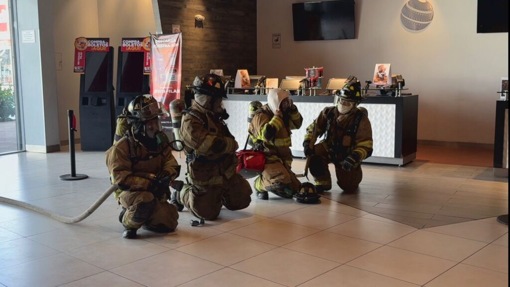 DMPC realiza simulacro de incendio en Plaza Portal