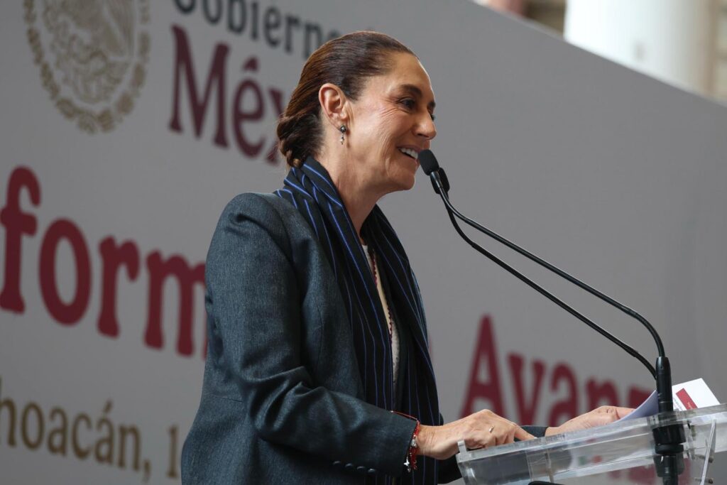 Sheinbaum presenta en Michoacán resultados de su administración: 1.2 millones de beneficiados con programas sociales