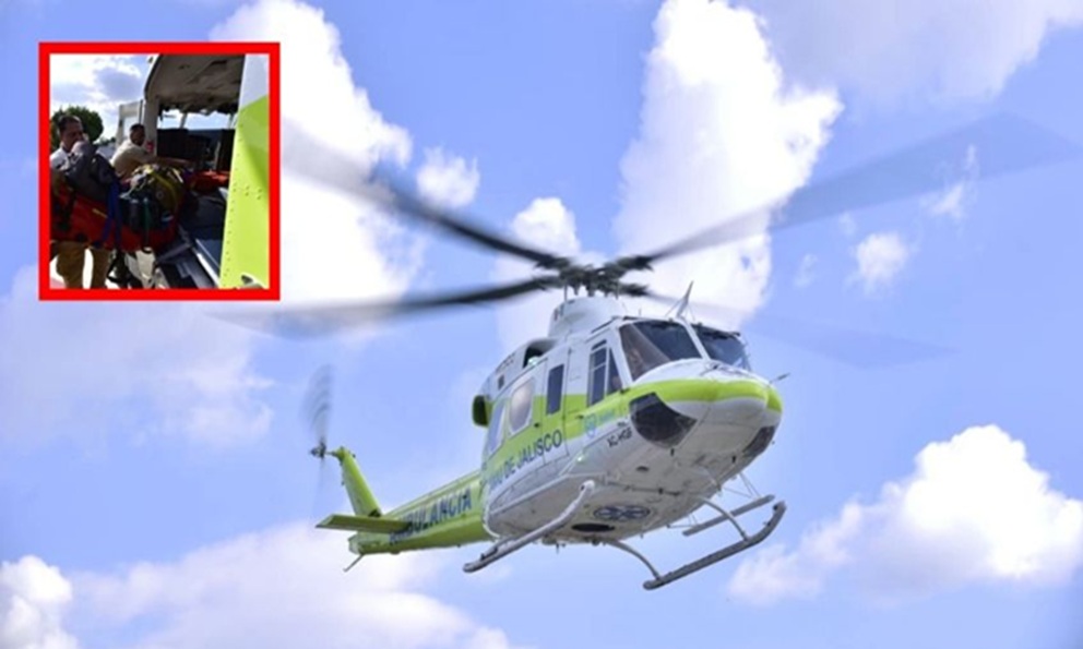 Se desploma helicótero de CFE en la sierra de San Sebastián del Oeste, despegó de Tepic