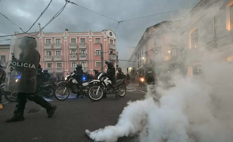 Noboa declara estado de excepción en Ecuador por protestas contra alza al diésel