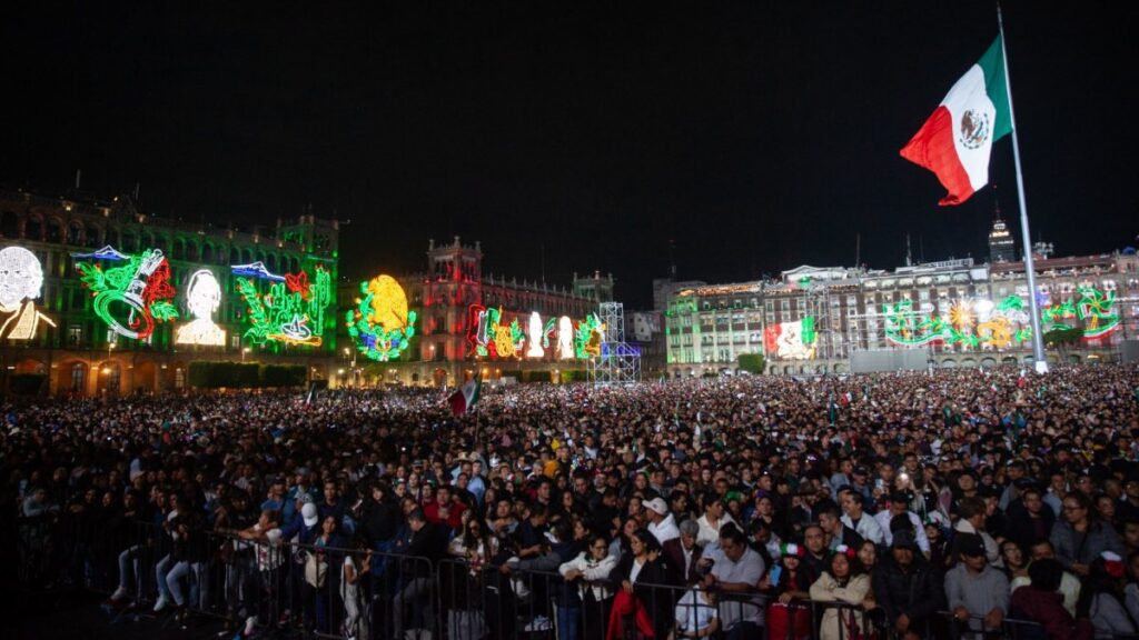 Más de 280 mil personas asistieron al primer Grito de Independencia de Sheinbaum: Segob