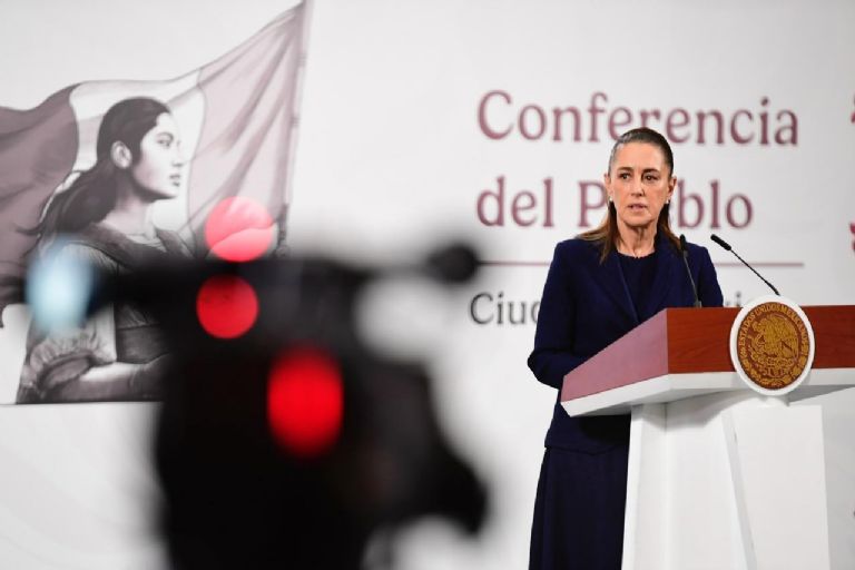 Sheinbaum rechaza discurso de Trump y defiende a migrantes mexicanos en EE. UU.