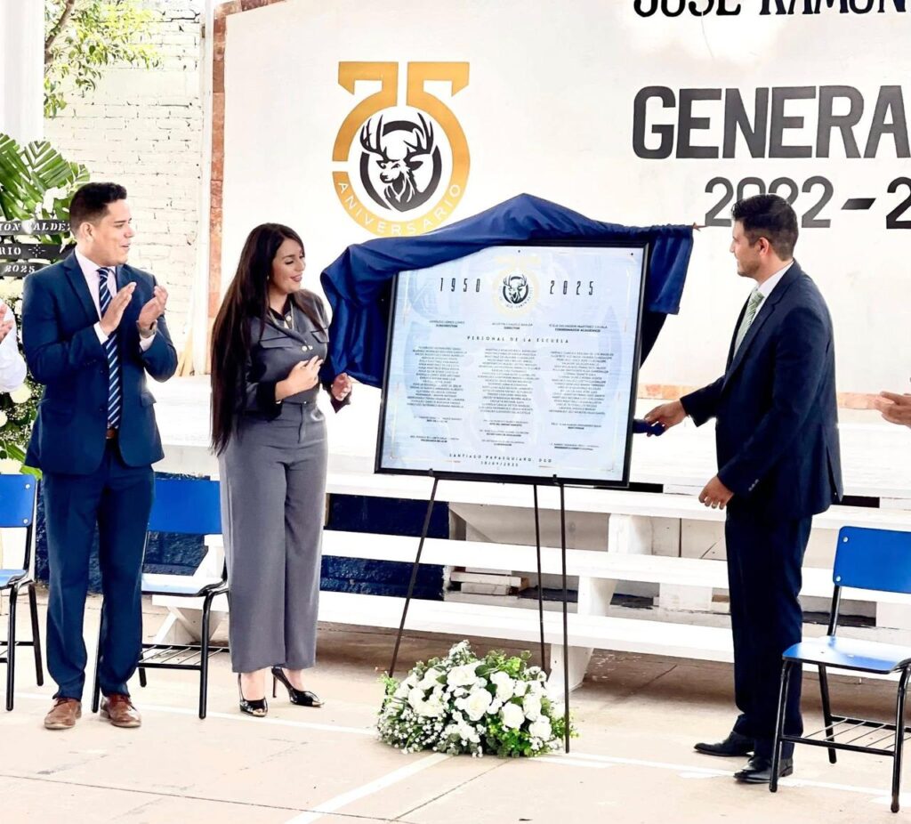 Secundaria José Ramón Valdez celebra su «Aniversario de Diamante» en grande; 75 años de historia y orgullo