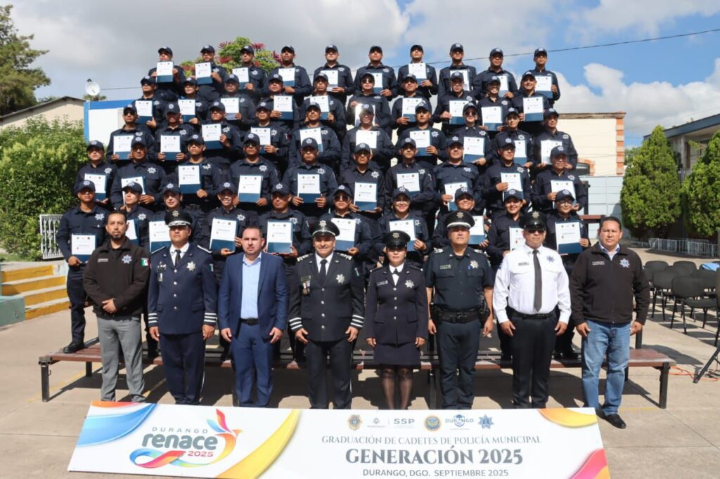 Durango cuenta con 50 policías preventivos más