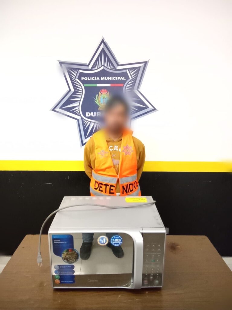 Dejó sin microondas a un domicilio