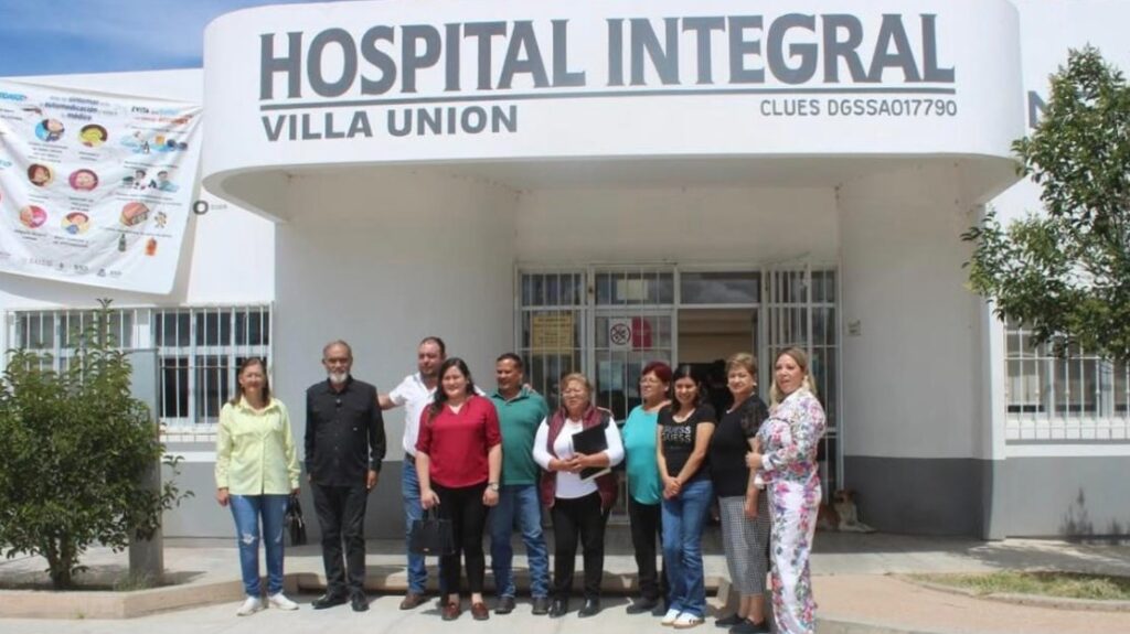 Armando García anuncia acciones para fortalecer Hospital Integral de Villa Unión