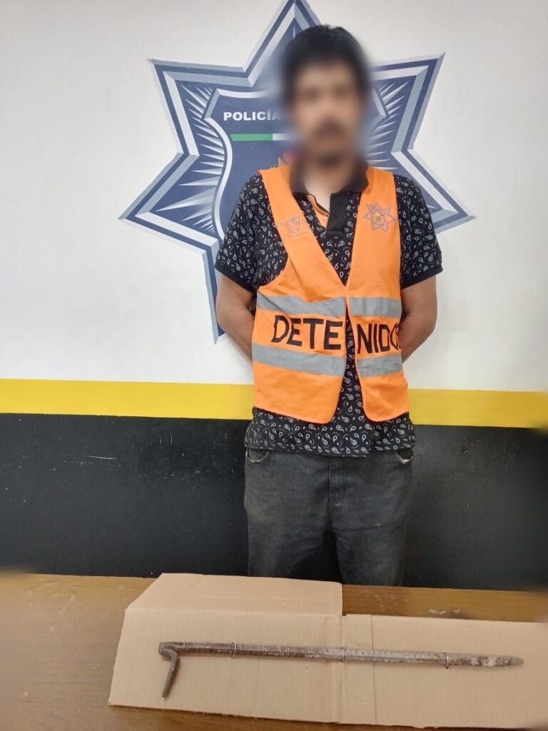 Tras lesionar a persona lo arrestaron