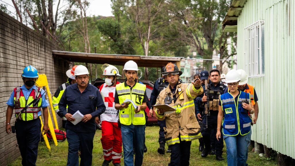 Simulacro de accidente por arco eléctrico moviliza a cuerpos de emergencia en SEZARIC