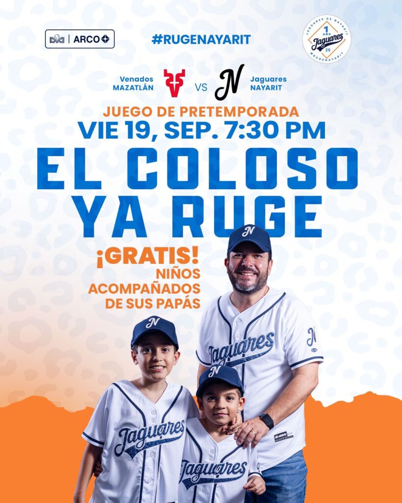 ¡Esta noche hay béisbol y los niños entran GRATIS!