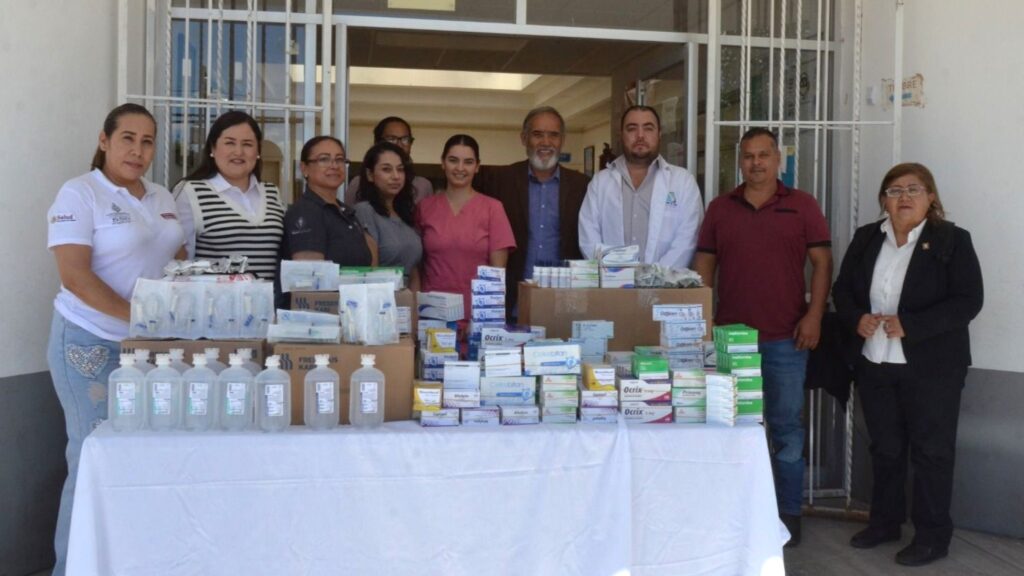Hacen entrega de medicamento en Hospital Integral de Villa Unión