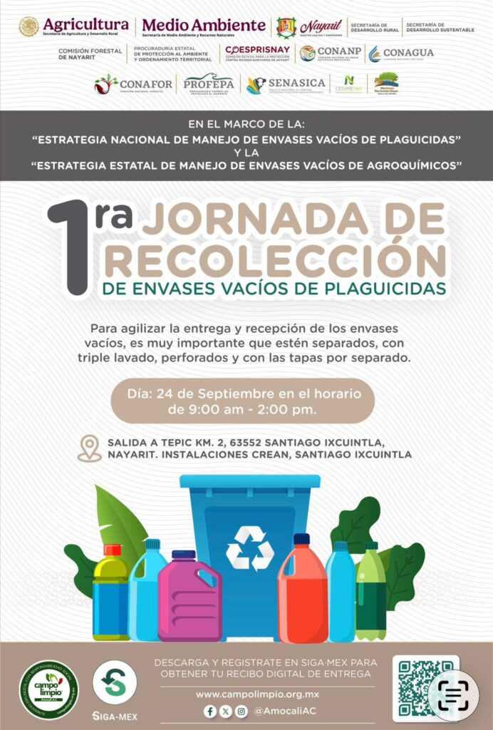 Por un campo más limpio y un Nayarit sustentable